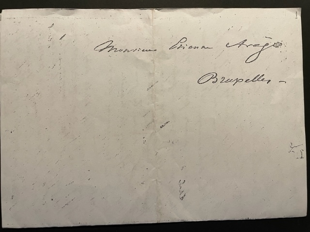 Lettre de Victor Hugo à Etienne Arago